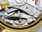 Rolex Daytona 116518 QF 1:1 Best Edition YG/Black Dial on Oysterflex Strap SH4130 V3 (Gain Weight) - Görsel 24