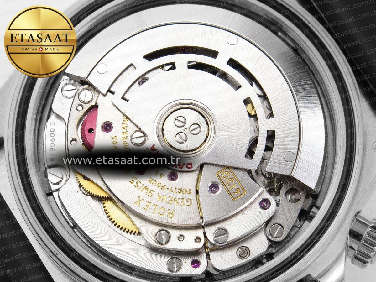 Rolex Daytona 116519 APSF 1:1 Best Edition Black Diamonds Dial on Oysterflex Rubber Strap SH4130 - Görsel 21