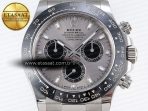 Rolex Daytona 116519 APSF 1:1 Best Edition Gray Dial on Oysterflex Rubber Strap SH4130 - Görsel 4
