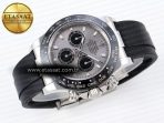 Rolex Daytona 116519 APSF 1:1 Best Edition Gray Dial on Oysterflex Rubber Strap SH4130 - Görsel 7