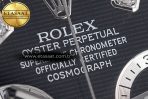 Rolex Daytona 116519 Clean Factory 1:1 Best Edition Black Diamonds Dial on Oysterflex Rubber Strap SA4130 - Görsel 11