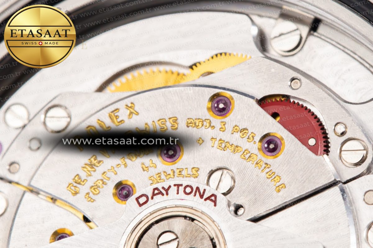 Rolex Daytona 116519 Clean Factory 1:1 Best Edition Black Diamonds Dial on Oysterflex Rubber Strap SA4130 - Görsel 23