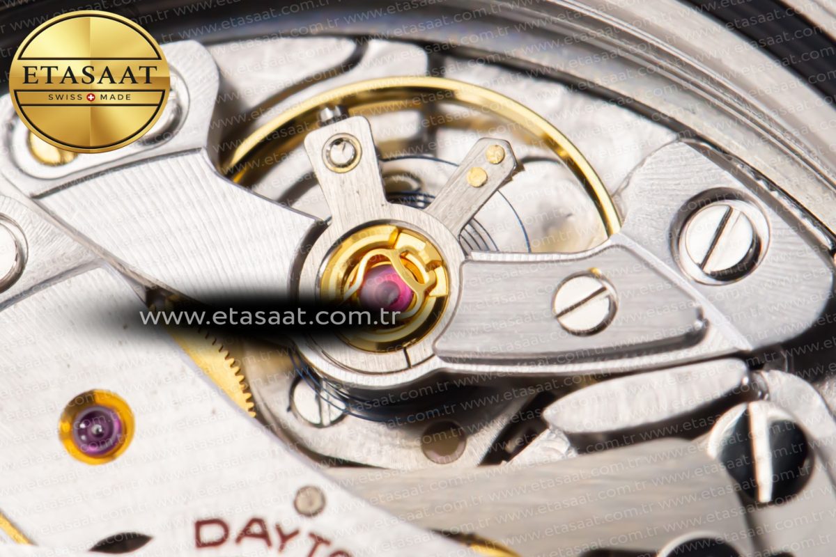 Rolex Daytona 116519 Clean Factory 1:1 Best Edition Black Diamonds Dial on Oysterflex Rubber Strap SA4130 - Görsel 25