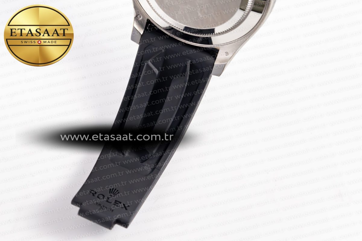 Rolex Daytona 116519 Clean Factory 1:1 Best Edition Black Diamonds Dial on Oysterflex Rubber Strap SA4130 - Görsel 28