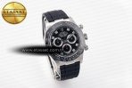 Rolex Daytona 116519 Clean Factory 1:1 Best Edition Black Diamonds Dial on Oysterflex Rubber Strap SA4130 - Görsel 5