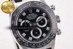 Rolex Daytona 116519 Clean Factory 1:1 Best Edition Black Diamonds Dial on Oysterflex Rubber Strap SA4130 - Görsel 6