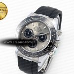 Rolex Daytona 116519 QF 1:1 Best Edition Gray Dial on Oysterflex Strap SH4130 V3 (Gain Weight)