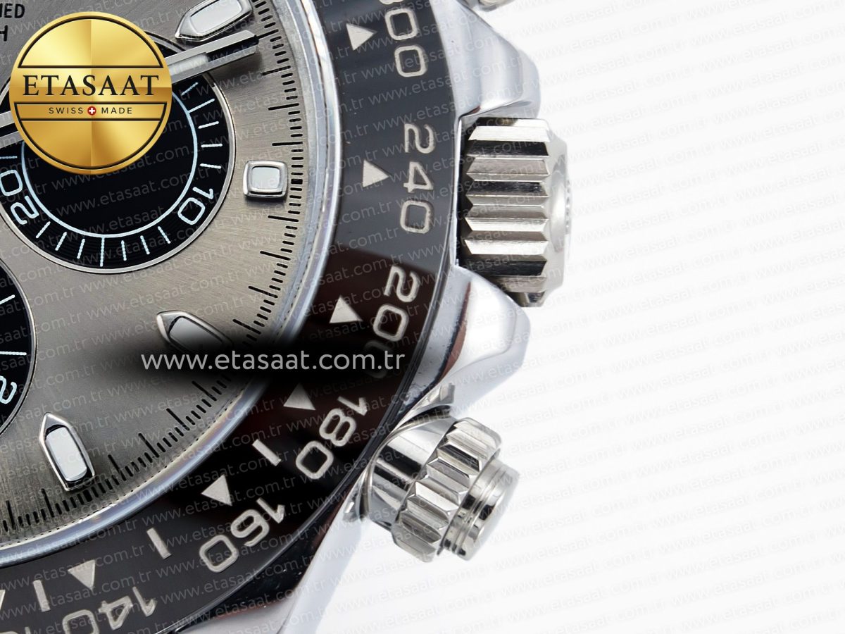Rolex Daytona 116519 QF 1:1 Best Edition Gray Dial on Oysterflex Strap SH4130 V3 (Gain Weight) - Görsel 13