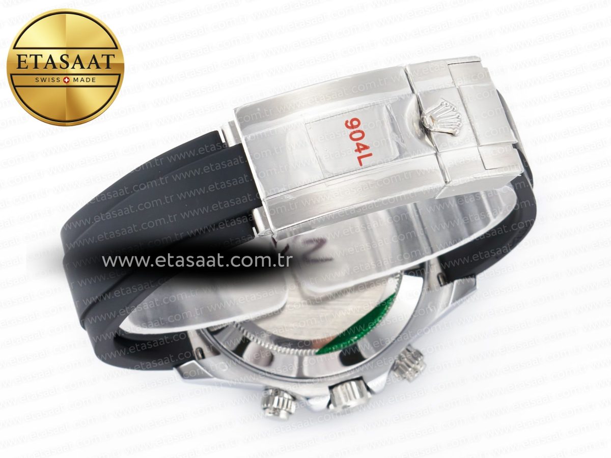Rolex Daytona 116519 QF 1:1 Best Edition Gray Dial on Oysterflex Strap SH4130 V3 (Gain Weight) - Görsel 17
