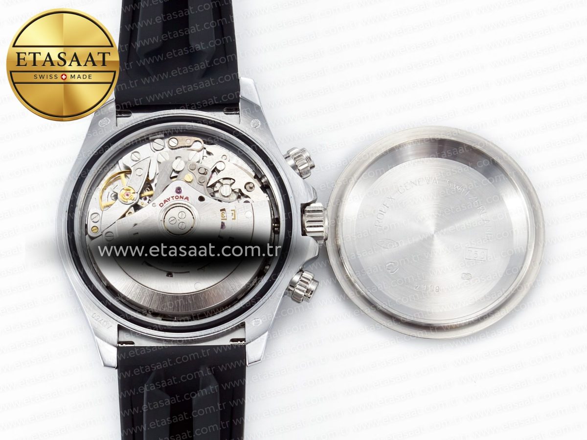 Rolex Daytona 116519 QF 1:1 Best Edition Meteorite Dial on Oysterflex Strap SH4130 V3 (Gain Weight) - Görsel 19