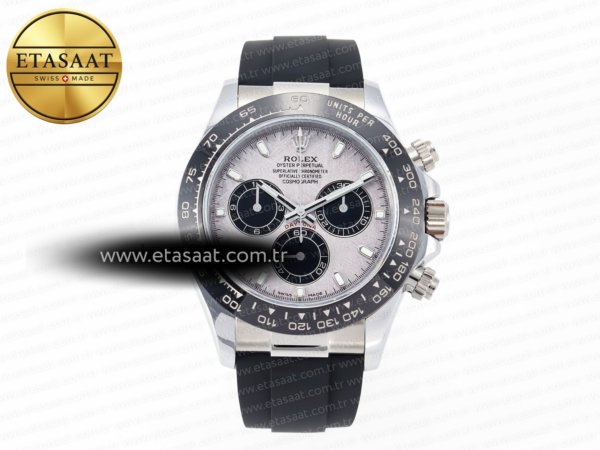 Rolex Daytona 116519 QF Meteorit Kadran Oysterflex Ağır Eta Saat - 1:1 Süper Klon Replika Saat