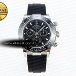 Rolex Daytona 116519 Siyah Sedef Pırlantalı Kadran A7750 Eta Saat - Görsel 3 - 1:1 Süper Klon Saat