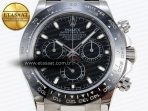 Rolex Daytona 116519 SS Black MOP Diamonds Dial on Oysterflex A7750 - Görsel 4