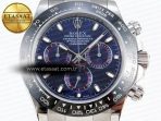 Rolex Daytona 116519 SS Blue Dial on Oysterflex A7750 - Görsel 4