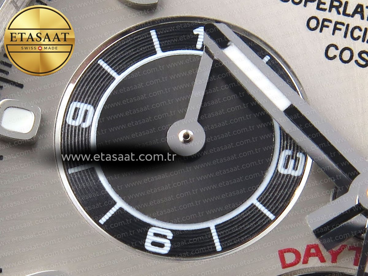 Rolex Daytona 116519 SS Gray/Black Dial on Oysterflex A7750 - Görsel 14