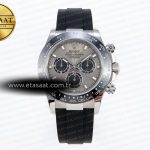 Rolex Daytona 116519 SS Gri/Siyah Kadran Oysterflex A7750 Eta Saat - Görsel 3 - 1:1 Süper Klon Saat