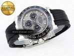 Rolex Daytona 116519 SS Gray/Black Dial on Oysterflex A7750 - Görsel 7