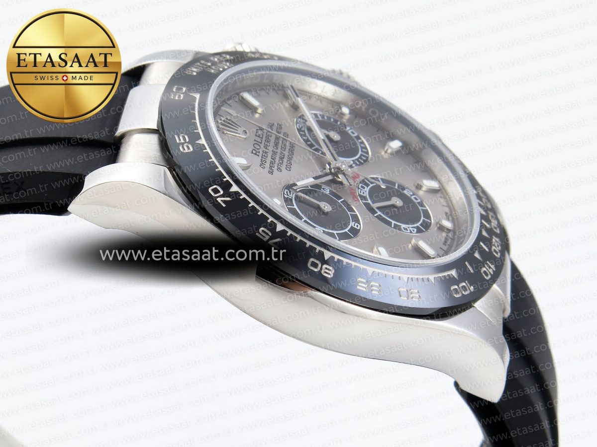 Rolex Daytona 116519 SS Gray/Black Dial on Oysterflex A7750 - Görsel 9