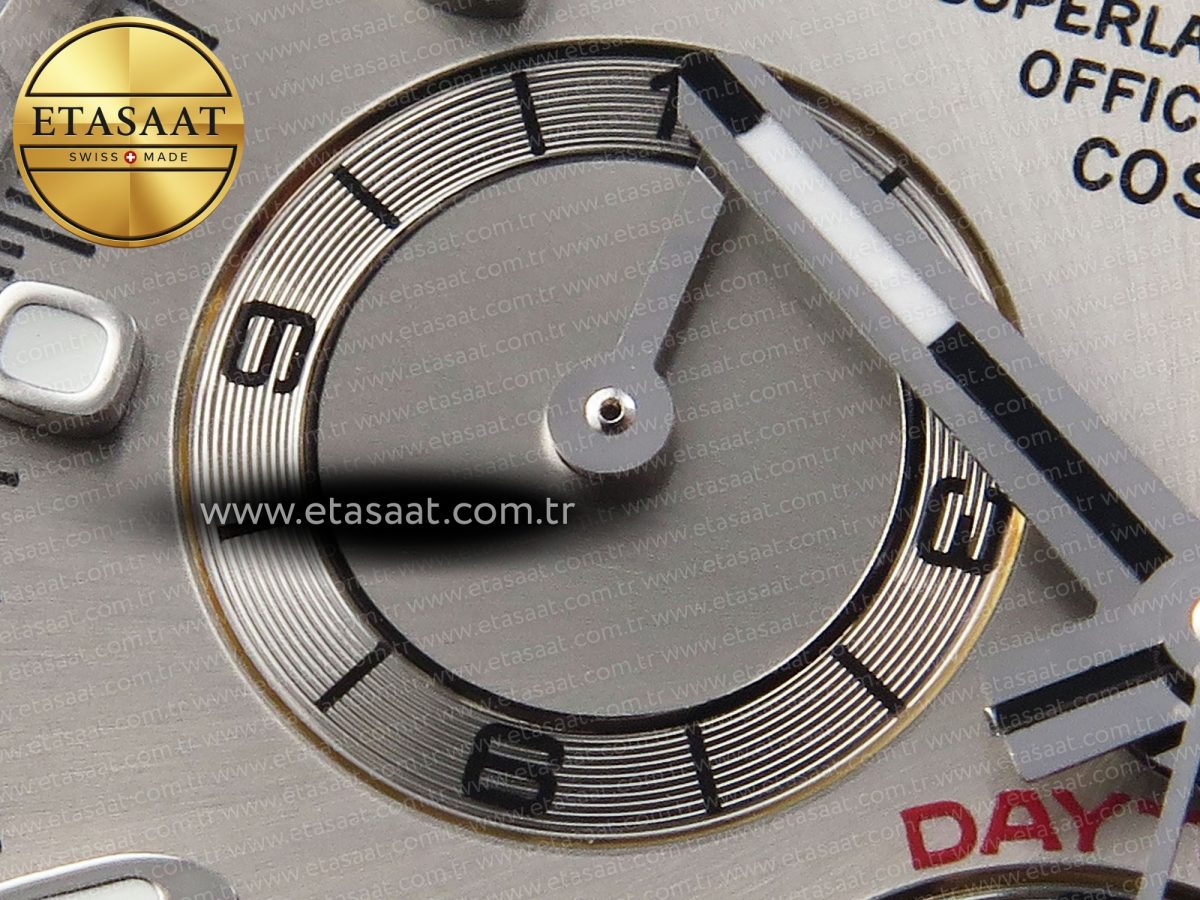 Rolex Daytona 116519 SS Gray Dial on Oysterflex A7750 - Görsel 14