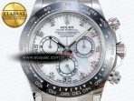 Rolex Daytona 116519 SS White MOP Diamonds Dial on Oysterflex A7750 - Görsel 4