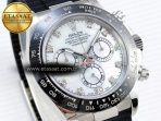 Rolex Daytona 116519 SS White MOP Diamonds Dial on Oysterflex A7750 - Görsel 5