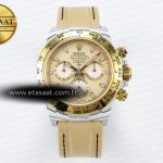 Rolex Daytona Pembe Altın Kadran Noob SA4130 Eta Saat - Görsel 3 - 1:1 Süper Klon Saat