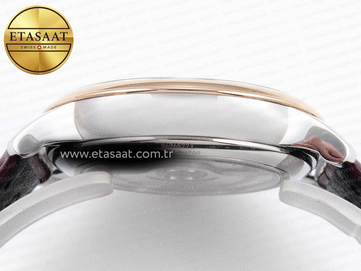 Omega De Ville Date RG MKF 1:1 Best Edition White Dial Roman Marker on Brown Leather Strap A8800 - Görsel 13