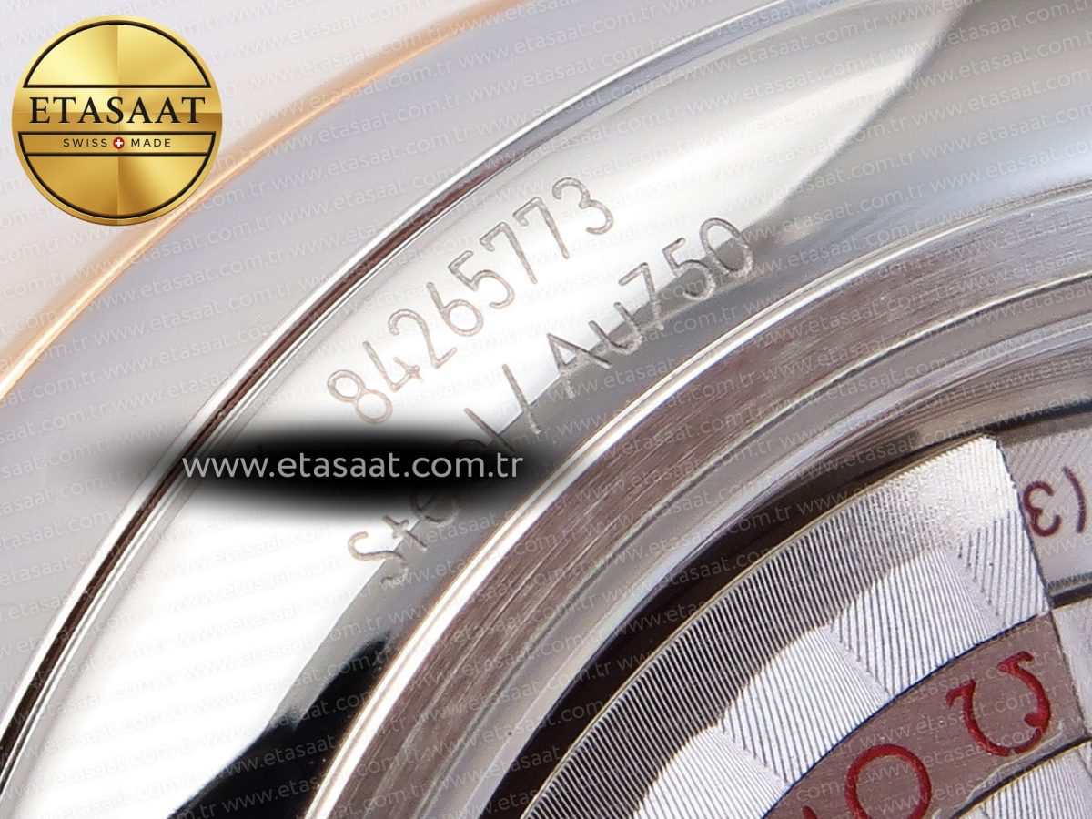 Omega De Ville Date RG MKF 1:1 Best Edition White Dial Roman Marker on Brown Leather Strap A8800 - Görsel 22
