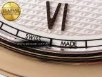 Omega De Ville Date RG White Textured Dial Roman Marker on Brown Leather A8800 - Görsel 12