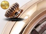 Omega De Ville Date RG White Textured Dial Roman Marker on Brown Leather A8800 - Görsel 23