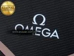 Omega De Ville Date SS MKF 1:1 Best Edition Black Dial Roman Marker on Black Leather Strap A8800 - Görsel 10