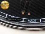 Omega De Ville Date SS MKF 1:1 Best Edition Black Dial Roman Marker on Black Leather Strap A8800 - Görsel 12