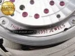 Omega De Ville Date SS MKF 1:1 Best Edition Black Dial Roman Marker on Black Leather Strap A8800 - Görsel 20