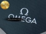 Omega De Ville Date SS MKF 1:1 Best Edition Dark Gray Dial Roman Marker on Black Leather Strap A8800 - Görsel 10
