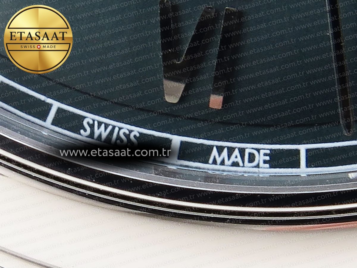 Omega De Ville Date SS MKF 1:1 Best Edition Dark Gray Dial Roman Marker on Black Leather Strap A8800 - Görsel 12