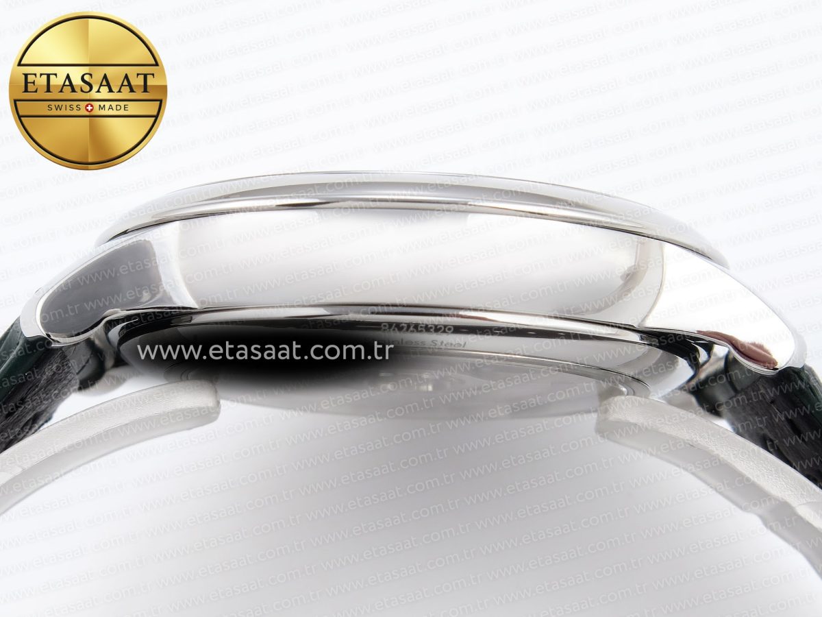 Omega De Ville Date SS MKF 1:1 Best Edition Dark Gray Dial Roman Marker on Black Leather Strap A8800 - Görsel 13