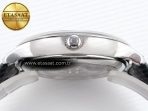 Omega De Ville Date SS MKF 1:1 Best Edition Dark Gray Dial Roman Marker on Black Leather Strap A8800 - Görsel 14