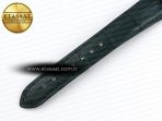 Omega De Ville Date SS MKF 1:1 Best Edition Dark Gray Dial Roman Marker on Black Leather Strap A8800 - Görsel 24