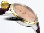 Omega De Ville Date YG Brown Dial Roman Marker on Brown Leather A8800 - Görsel 9