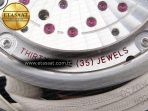 Omega De Ville Date YG White Dial Roman Marker on Brown Leather A8800 - Görsel 18