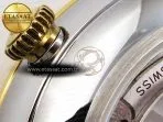 Omega De Ville Date YG White Dial Roman Marker on Brown Leather A8800 - Görsel 21
