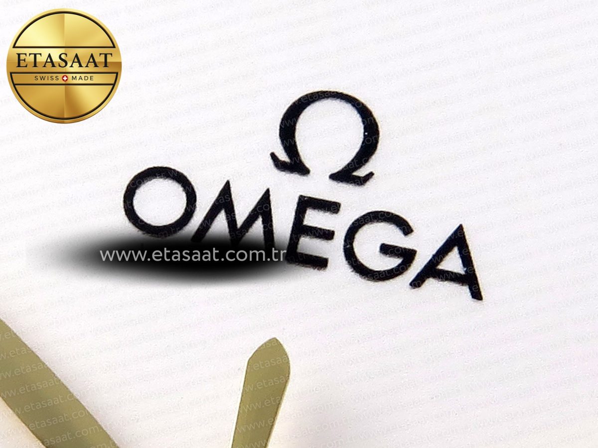 Omega De Ville Date YG White Dial Roman Marker on Brown Leather A8800 - Görsel 8
