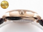 Omega De Ville Power Reserve RG White Dial on Brown Leather A8800 - Görsel 16