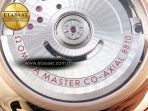 Omega De Ville Power Reserve RG White Dial on Brown Leather A8800 - Görsel 20