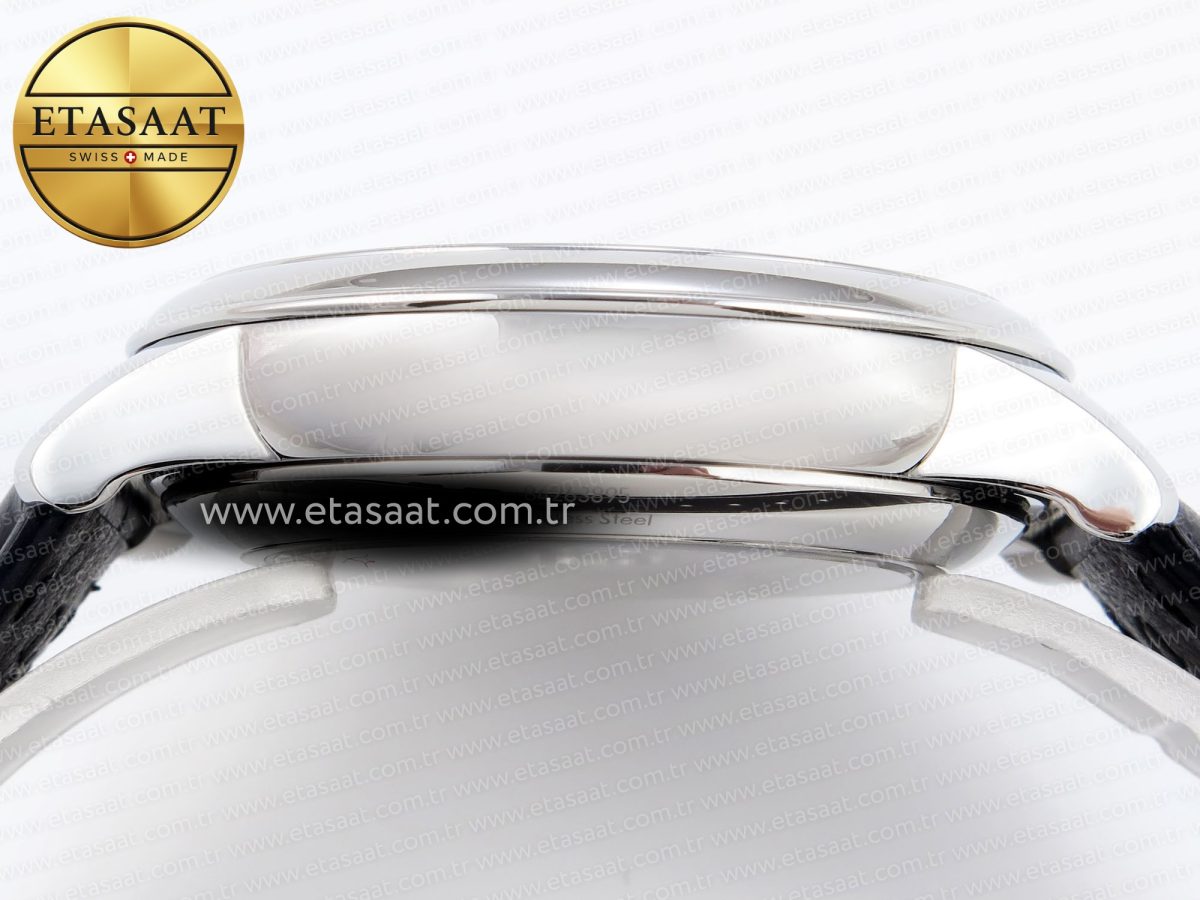 Omega De Ville Power Reserve SS MKF 1:1 Best Edition Pink Dial on Black Leather Strap - Görsel 15