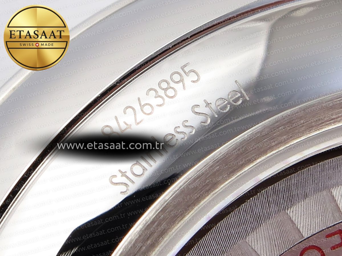 Omega De Ville Power Reserve SS MKF 1:1 Best Edition Pink Dial on Black Leather Strap - Görsel 24