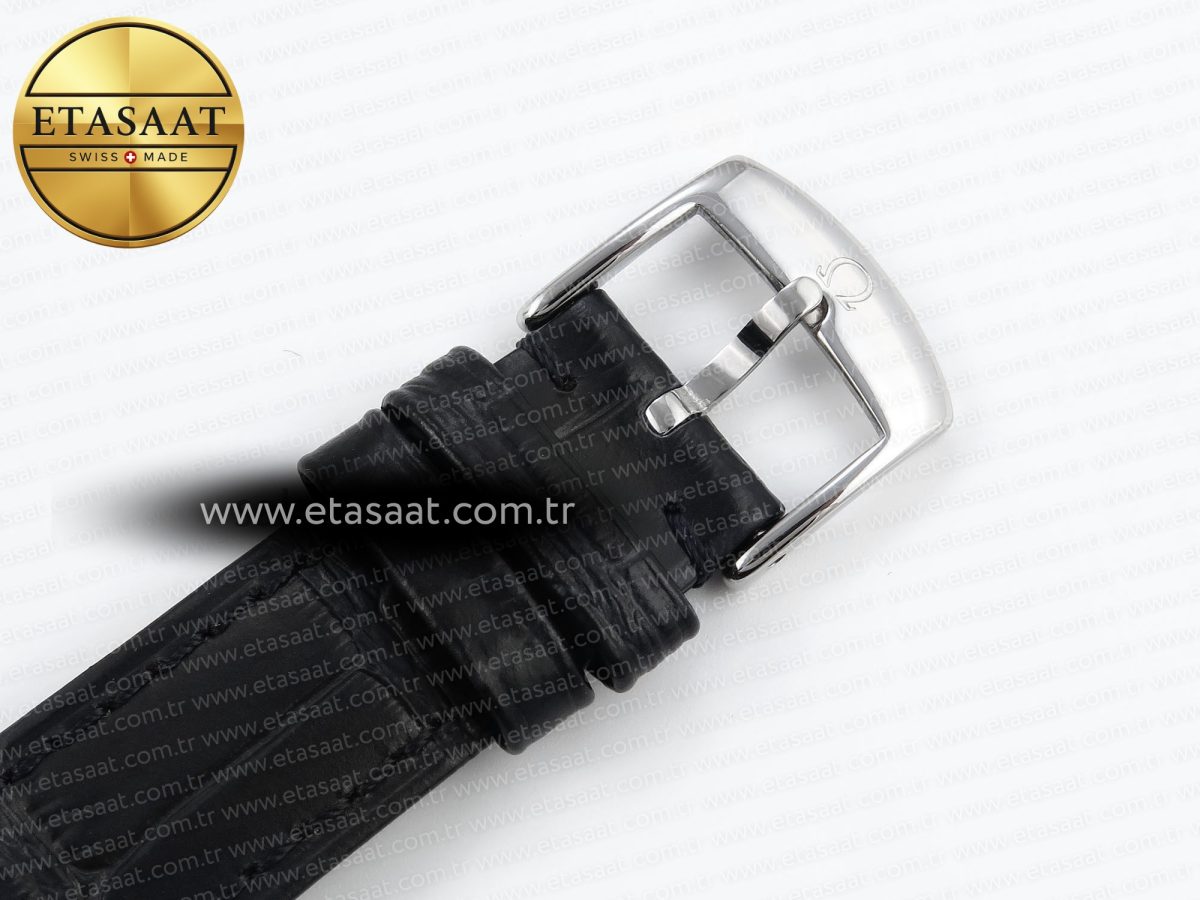 Omega De Ville Power Reserve SS MKF 1:1 Best Edition Pink Dial on Black Leather Strap - Görsel 27