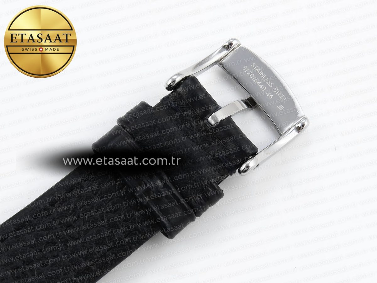 Omega De Ville Power Reserve SS MKF 1:1 Best Edition Pink Dial on Black Leather Strap - Görsel 28
