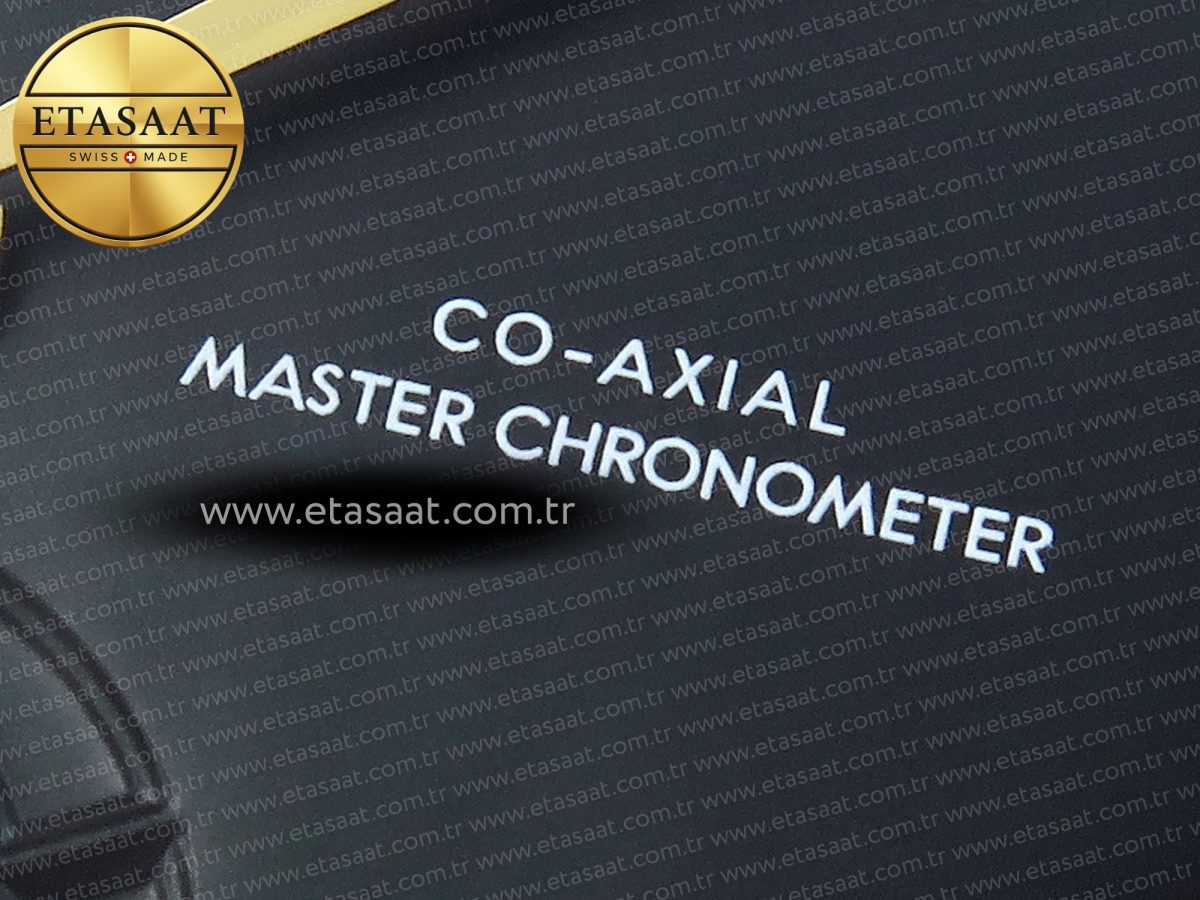 Omega De Ville Power Reserve YG Black Dial on Black Leather A8810 - Görsel 11