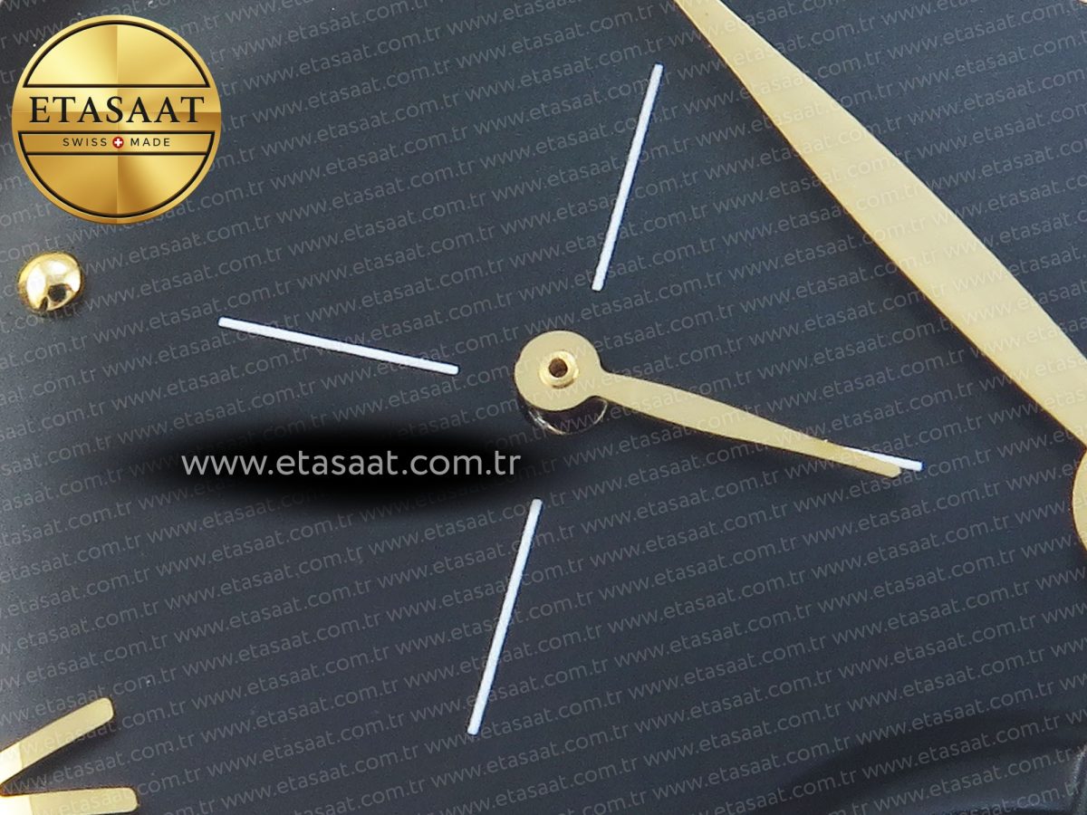 Omega De Ville Power Reserve YG Black Dial on Black Leather A8810 - Görsel 14